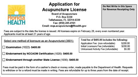 are acupuncture licensed.